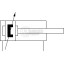 Стандартный пневмоцилиндр Festo DSBC-50-40-D3-PPVA-N3